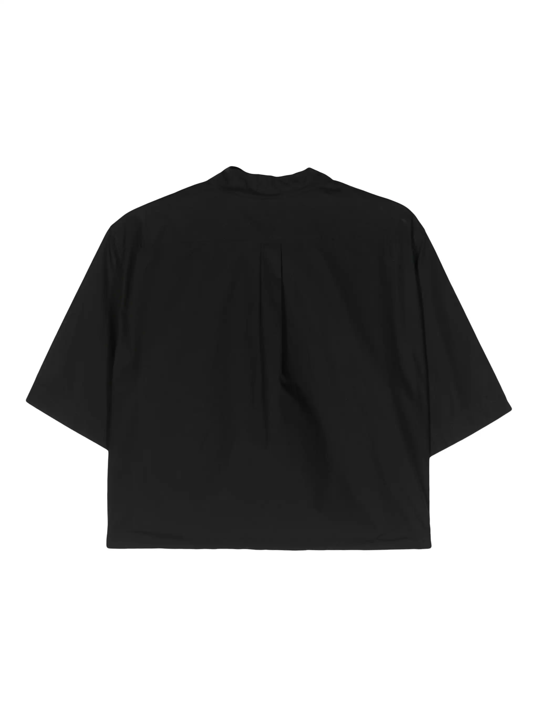 Cropped Cotton-Poplin Shirt