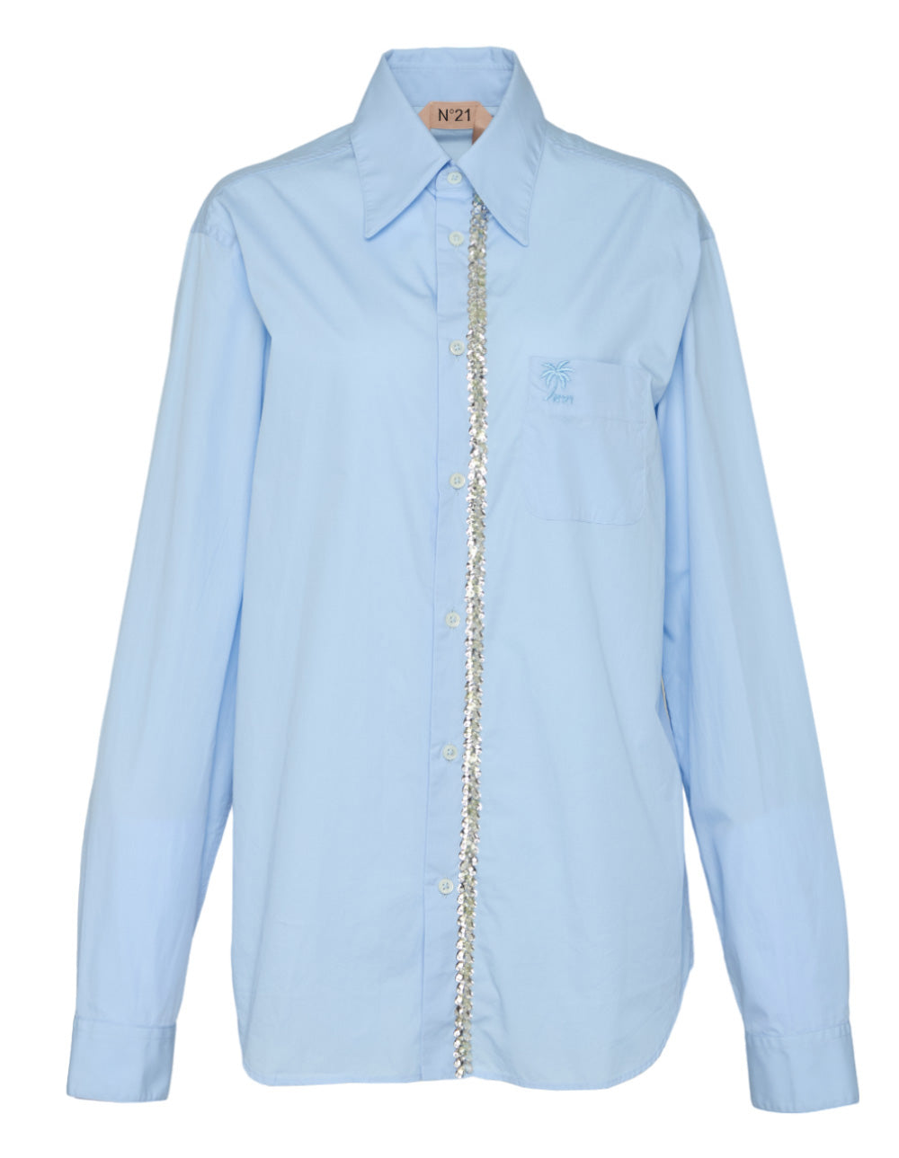 Sequin Button Shirt