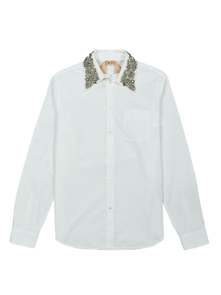 Embellished Collar Shirt