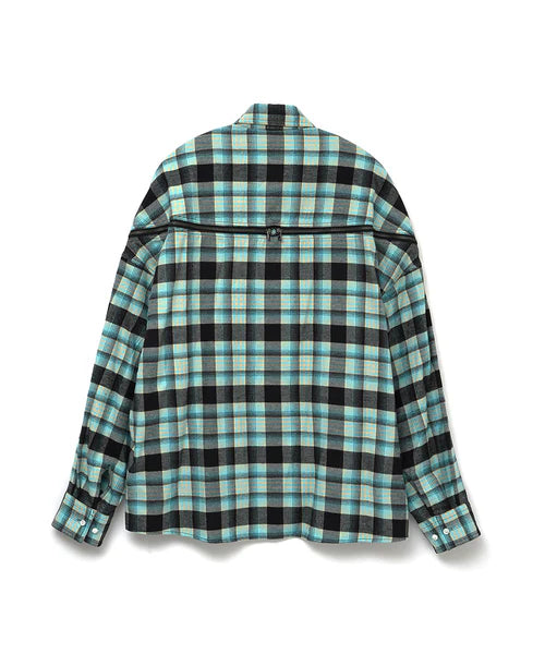 Original Check Zipper Shirt