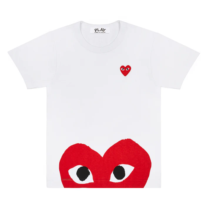 Short Sleeve Peek A Boo Heart Tee Unisex