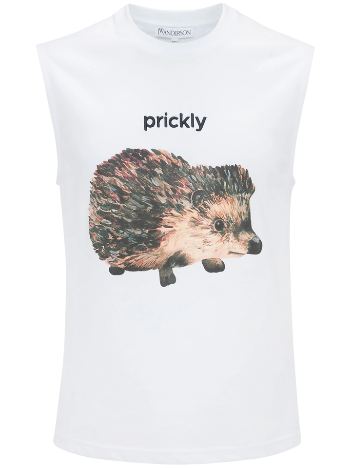 Hedgehog Print Tank Top