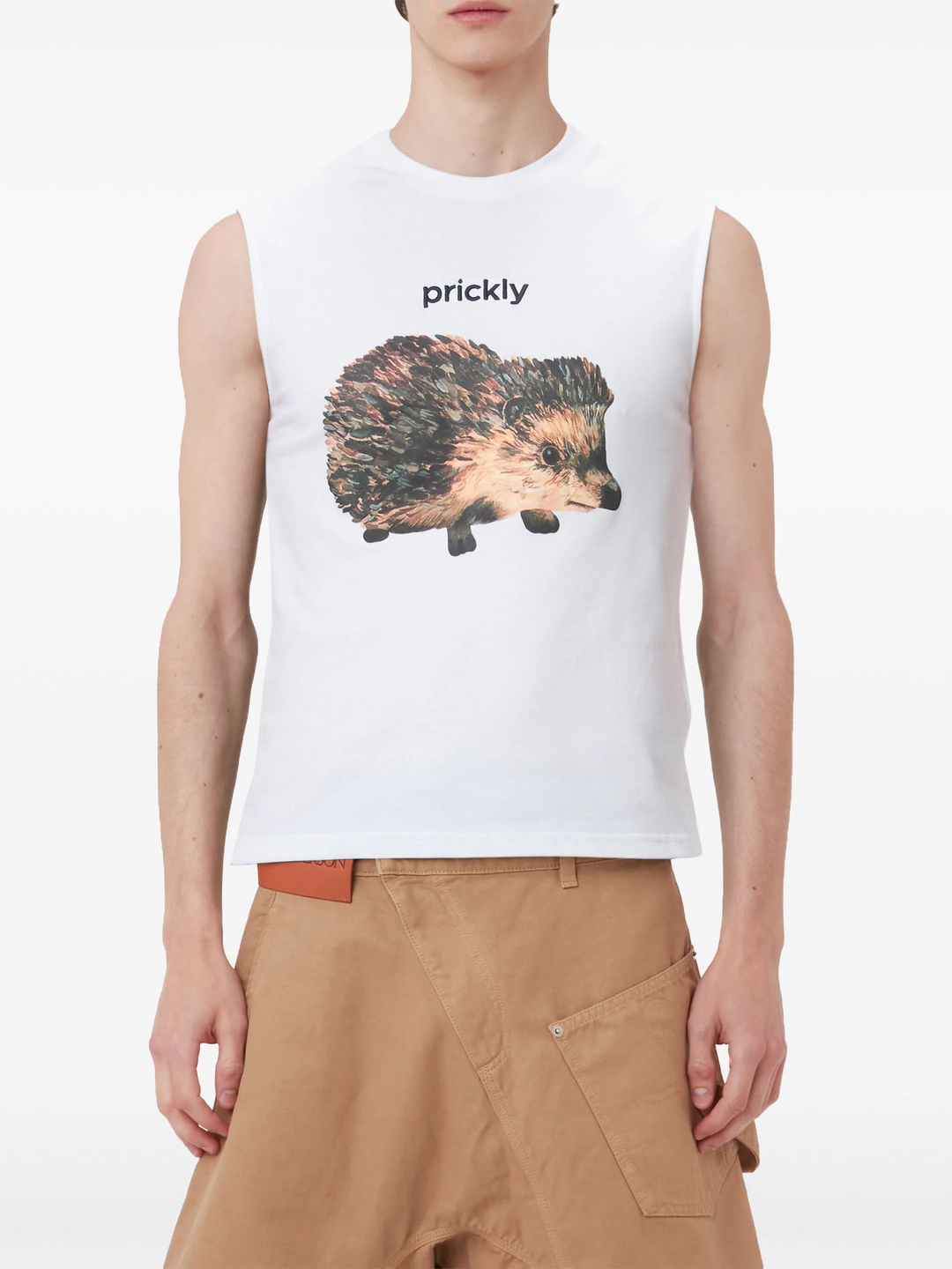 Hedgehog Print Tank Top