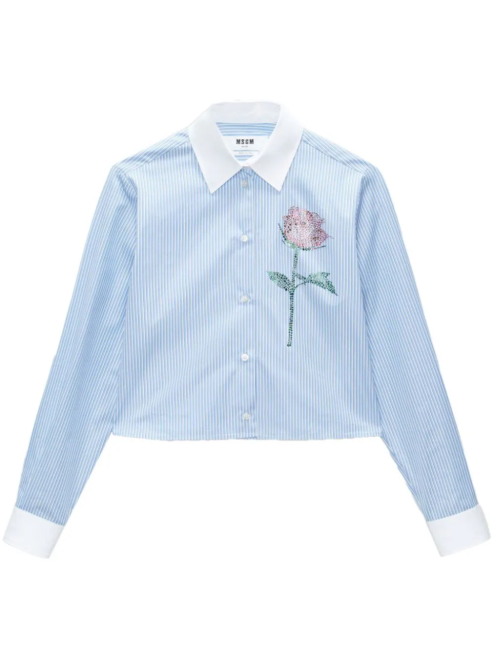 Shirt With Flower Detail