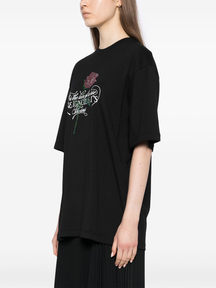 Embellished Rose T-Shirt