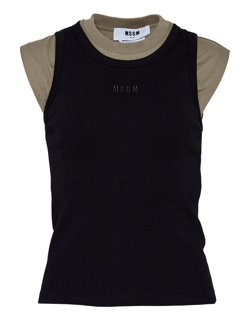 Faux Layering Tank Top