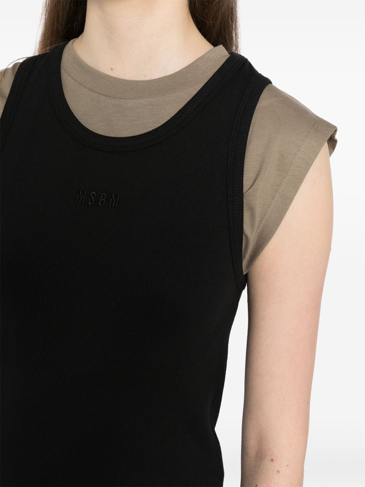 Faux Layering Tank Top