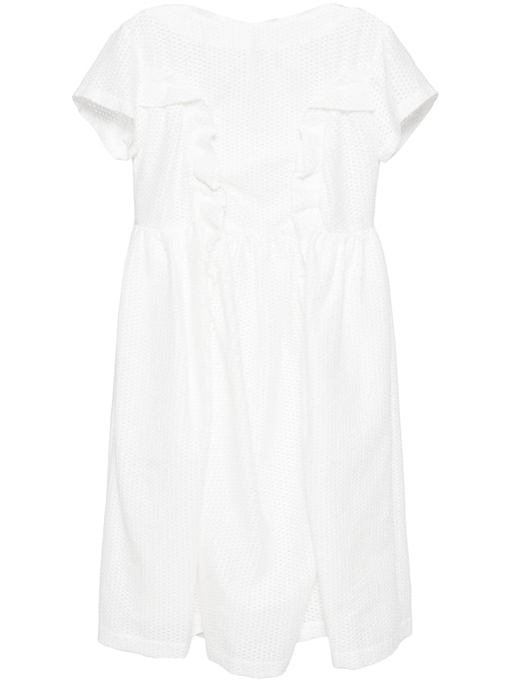 Cotton Nylon Jacquard Dress