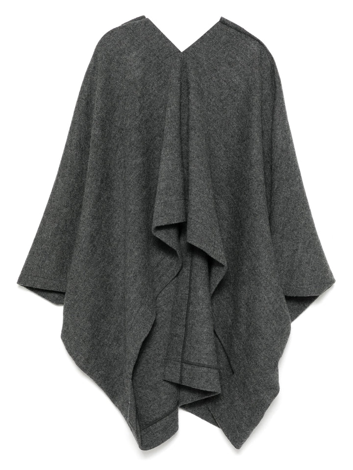 Wool Raised Jersey Knit Top