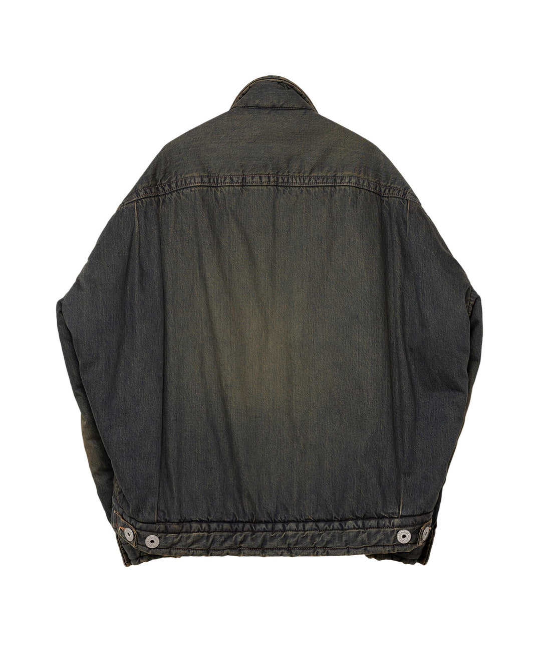 Puffer Denim Jacket