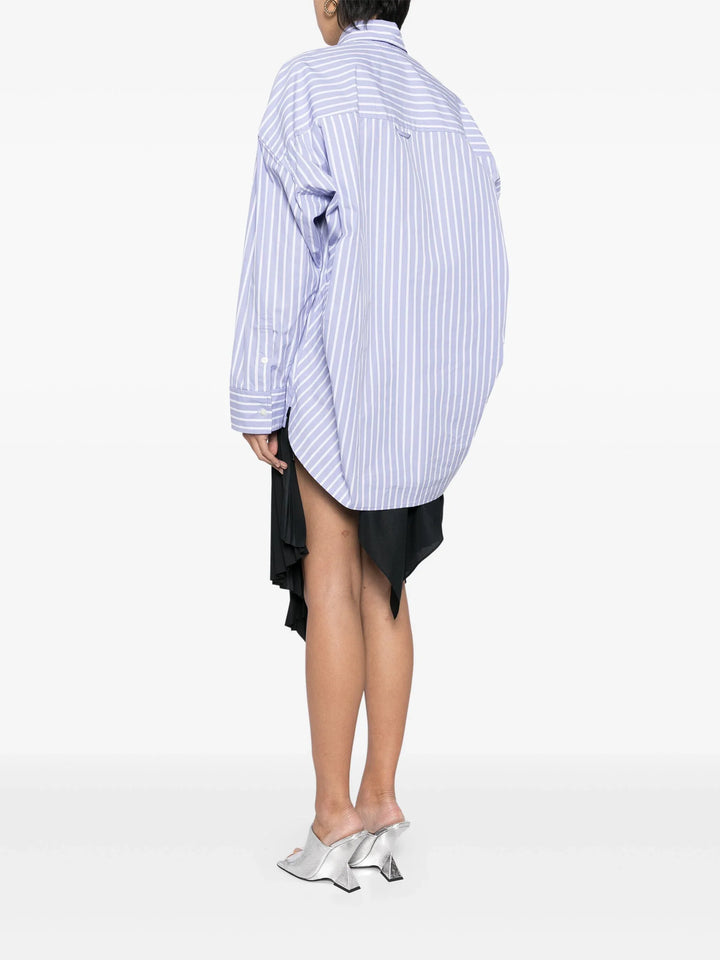 Duck Embroidery Stripe Shirt