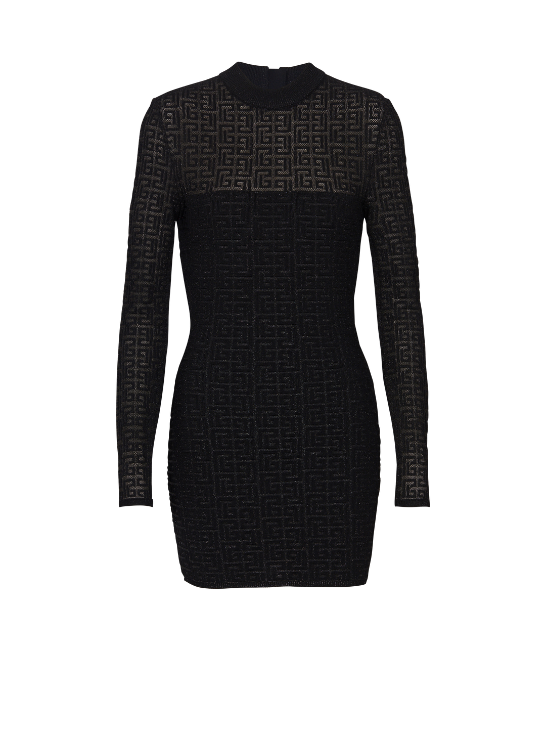 Glittered Knit Short Dress