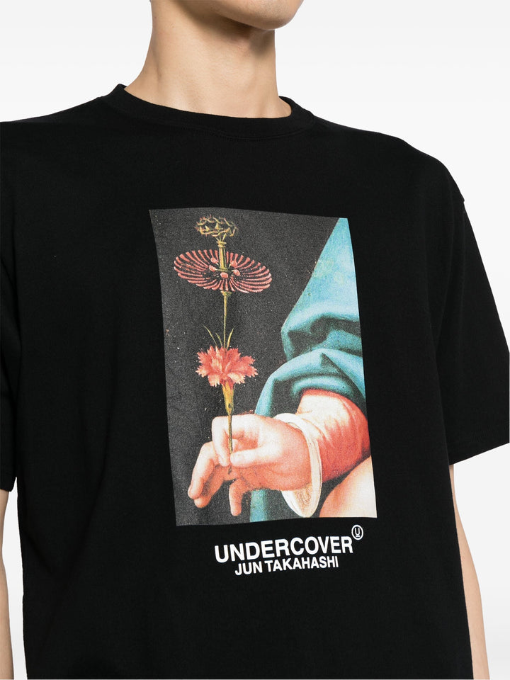 Hand Holding Flower Print Tee