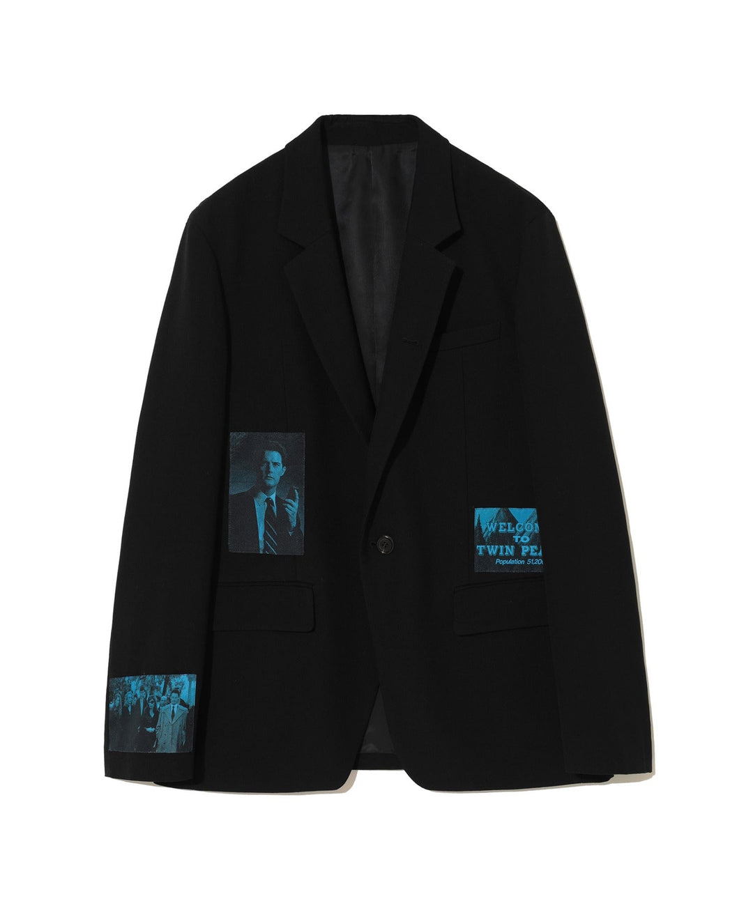 Blue Patched Jacket