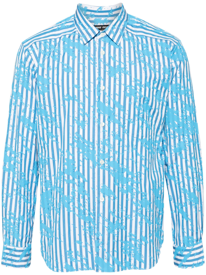 Cotton Broad Stripe Shirt