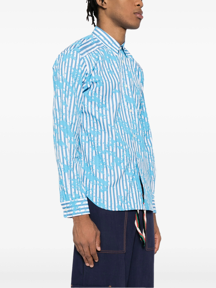 Cotton Broad Stripe Shirt