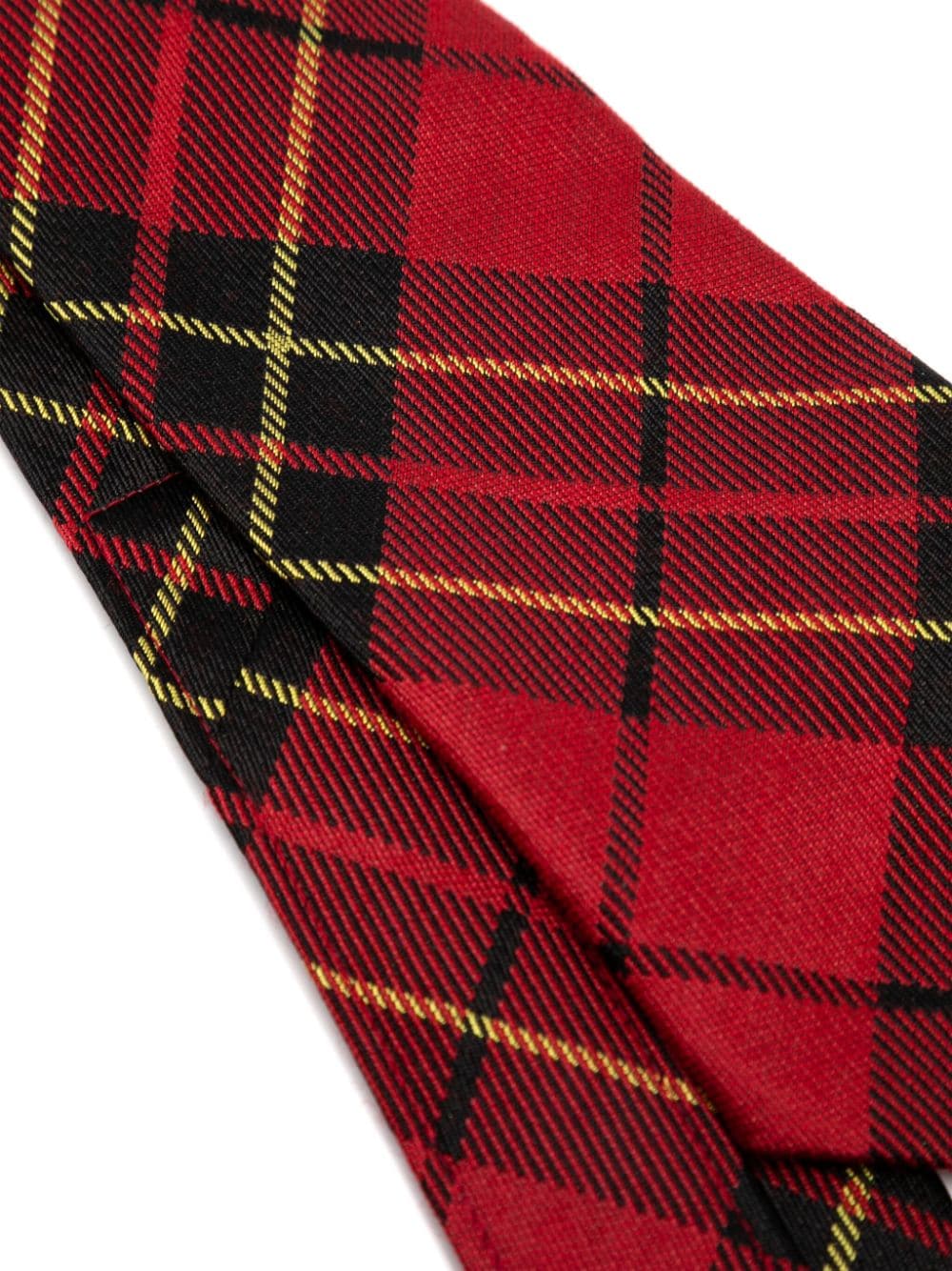 Silk Wool Tartan Check Tie