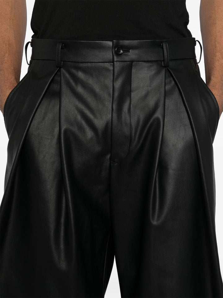 Fake Leather Shorts