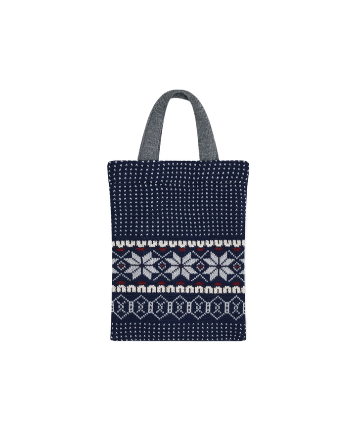 Live Free Jacquard Knit Bag