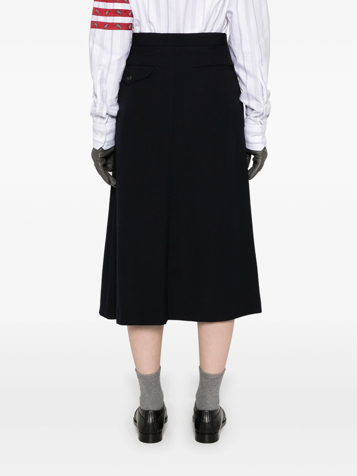 Wool Gabardine Medium Skirt