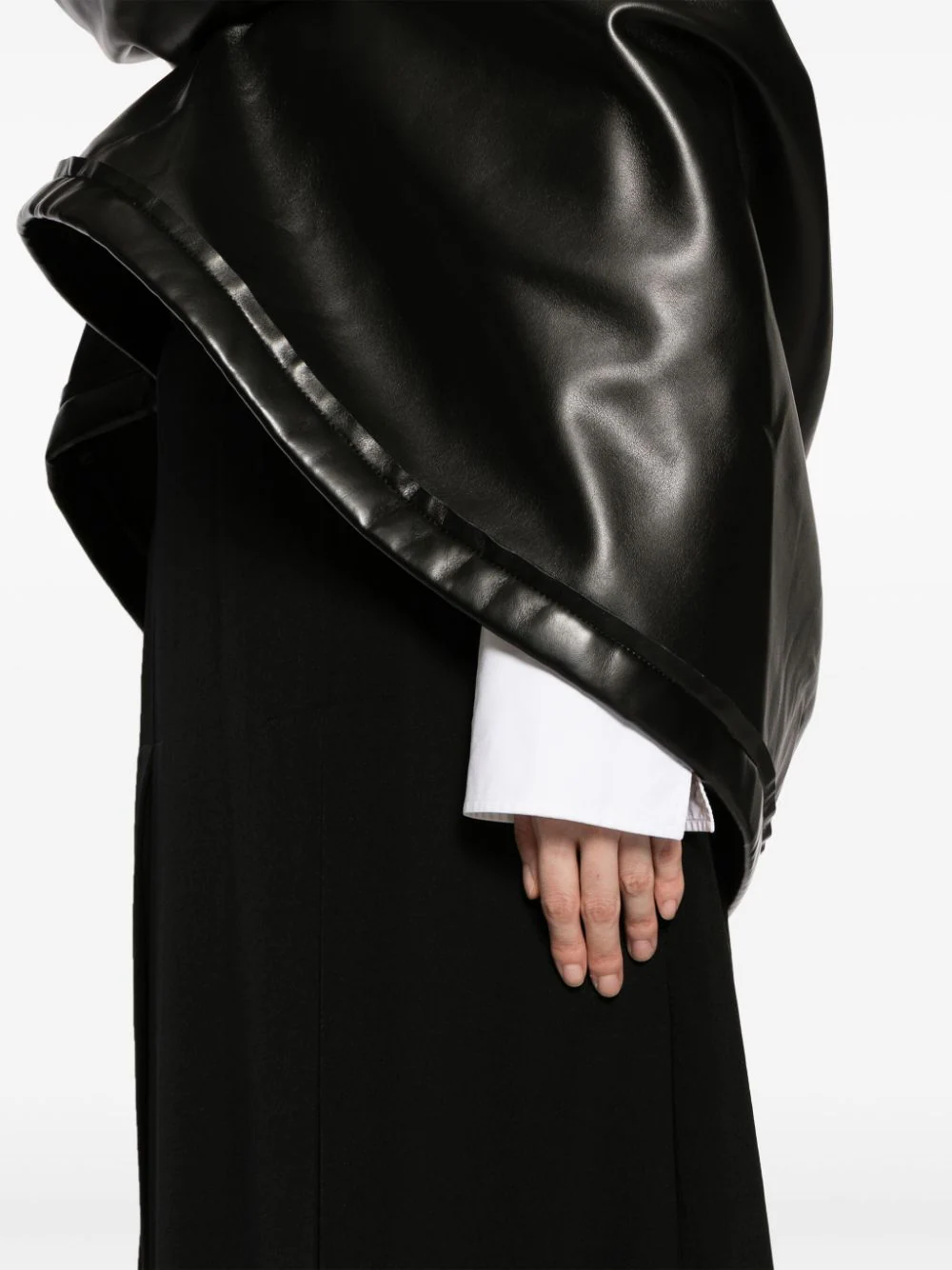 Soft Fake Leather Thin Jacket