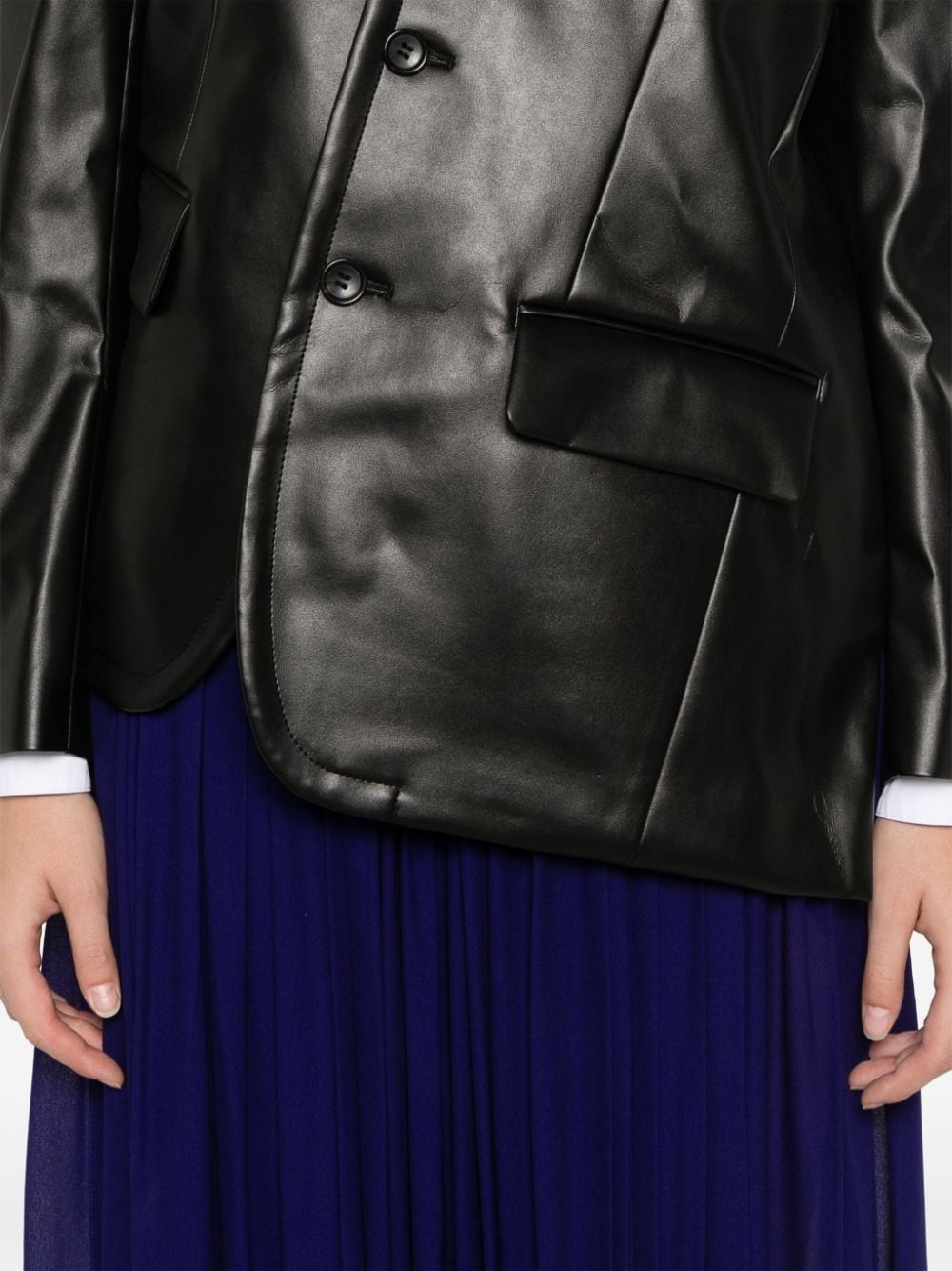 Soft Matt Fake Leather Jacket