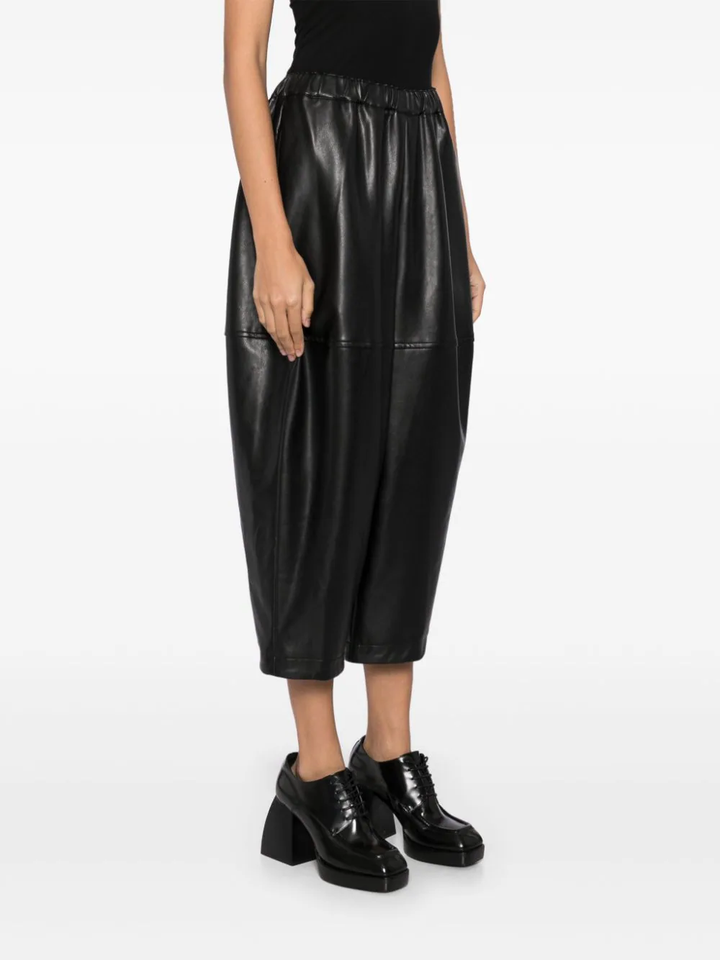 Gloss Fake Leather Medium Pants