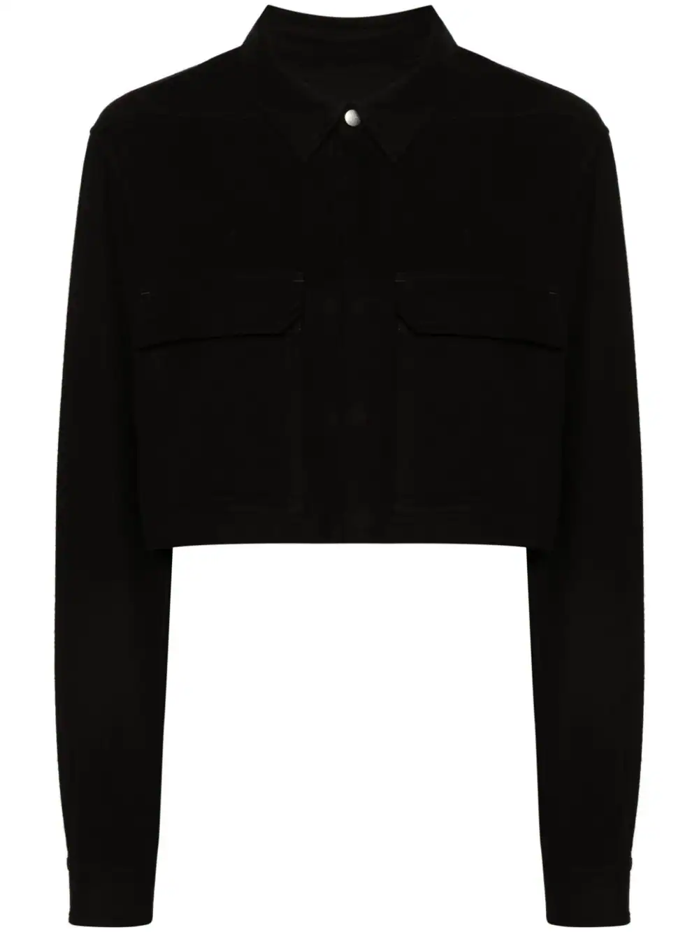 Cropped Outershirt Black