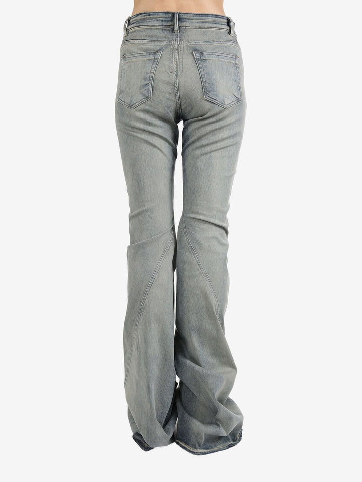 Bias Bootcut In Sky Stretch Denim