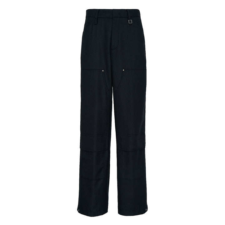 Zip Detailed Straight Pants