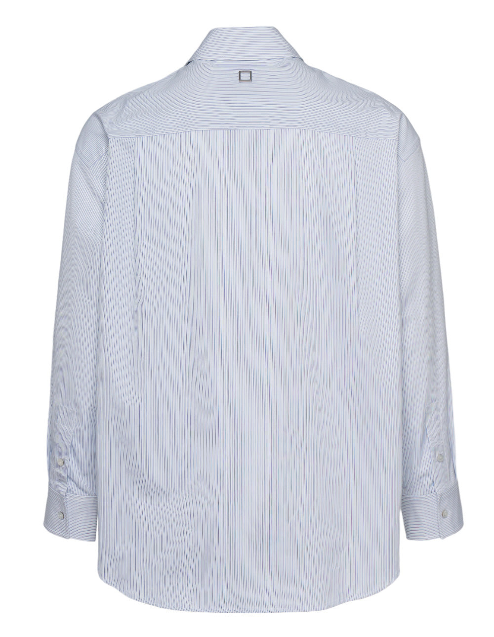 Pinstripe Shirt With Metal