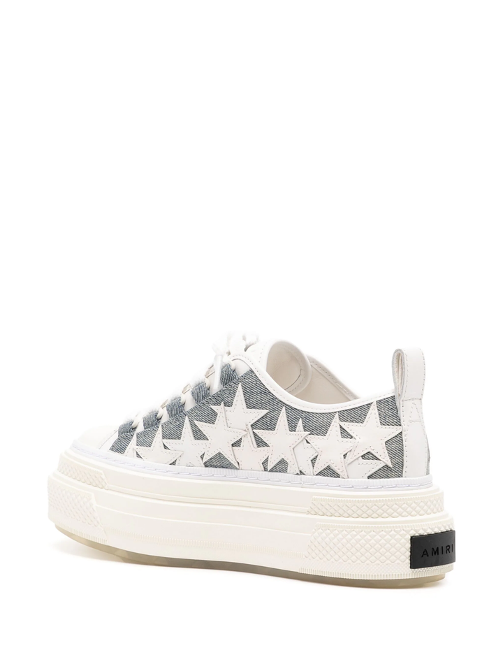 Platform Denim Stars Court Low