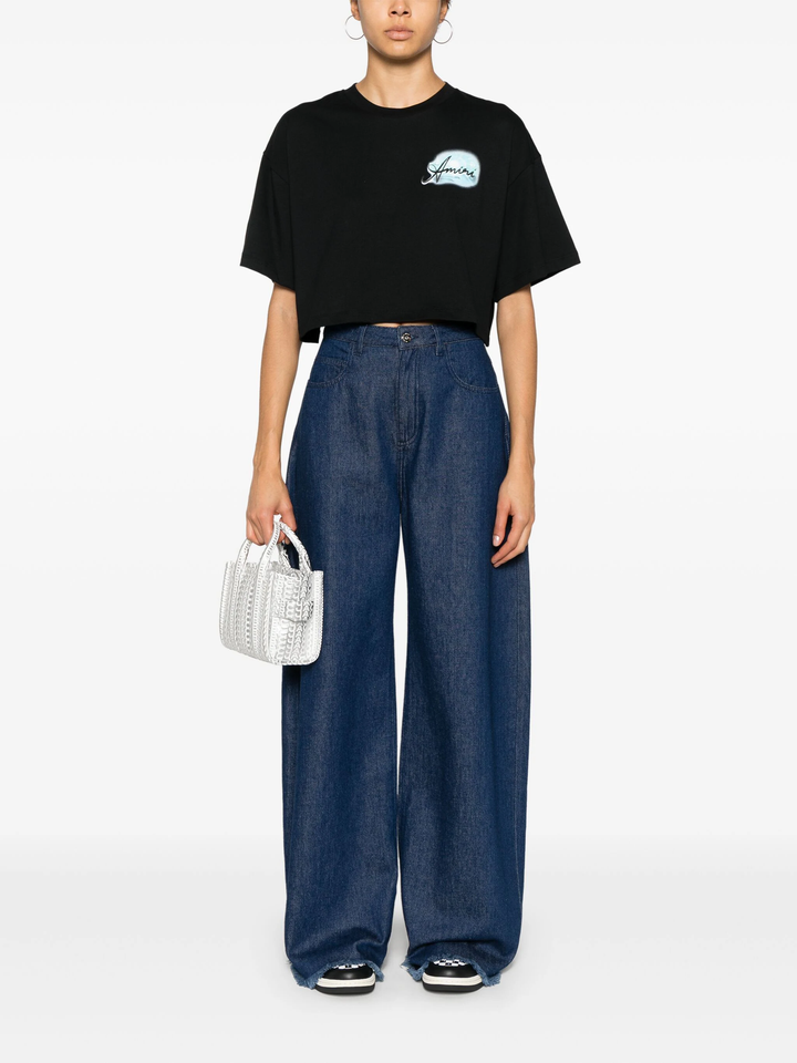 Amiri Airbrush Cropped Tee