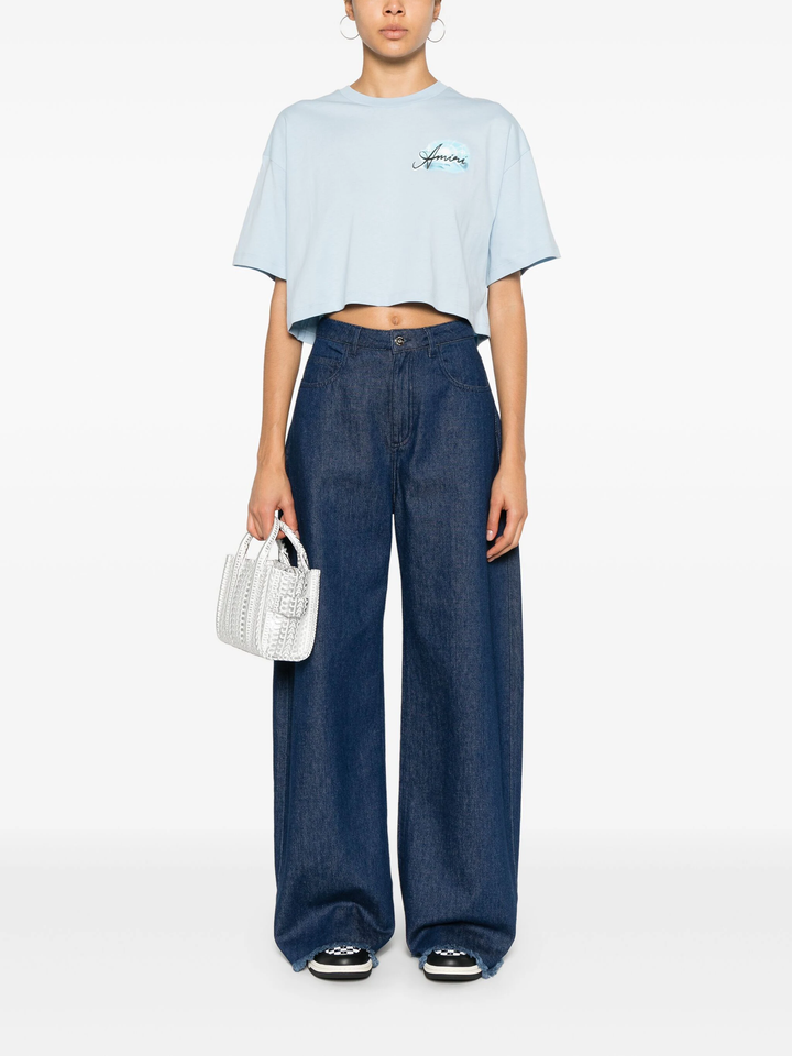 Amiri Airbrush Cropped Tee