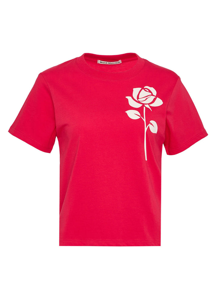 Slim T-Shirt Une Rose