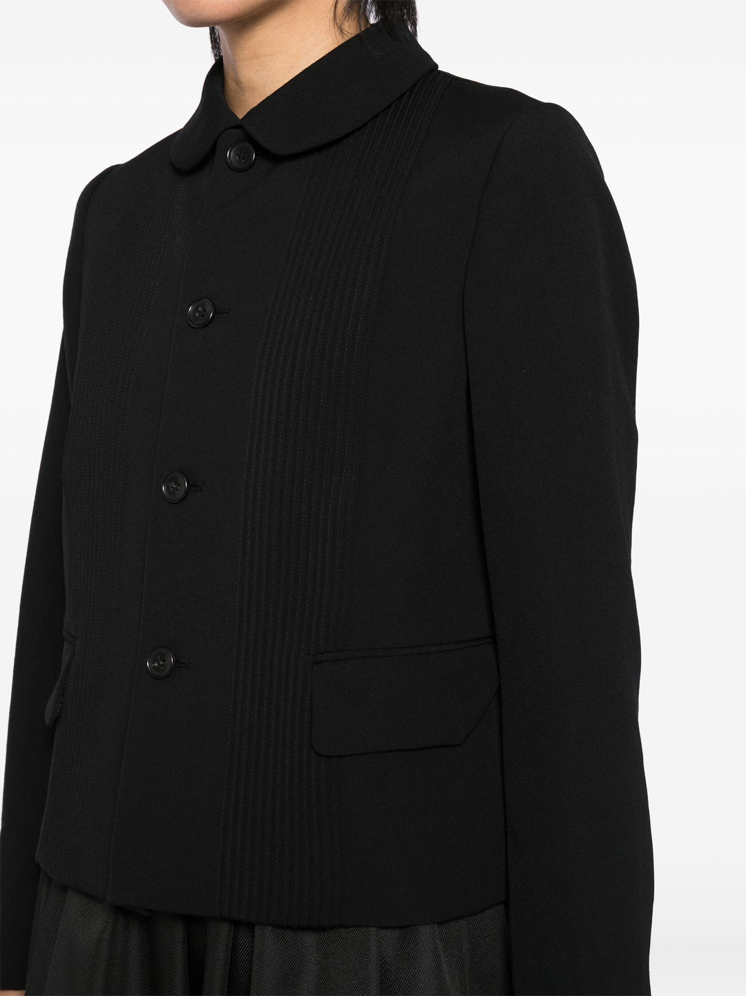 Wool Gabardine Medium Jacket