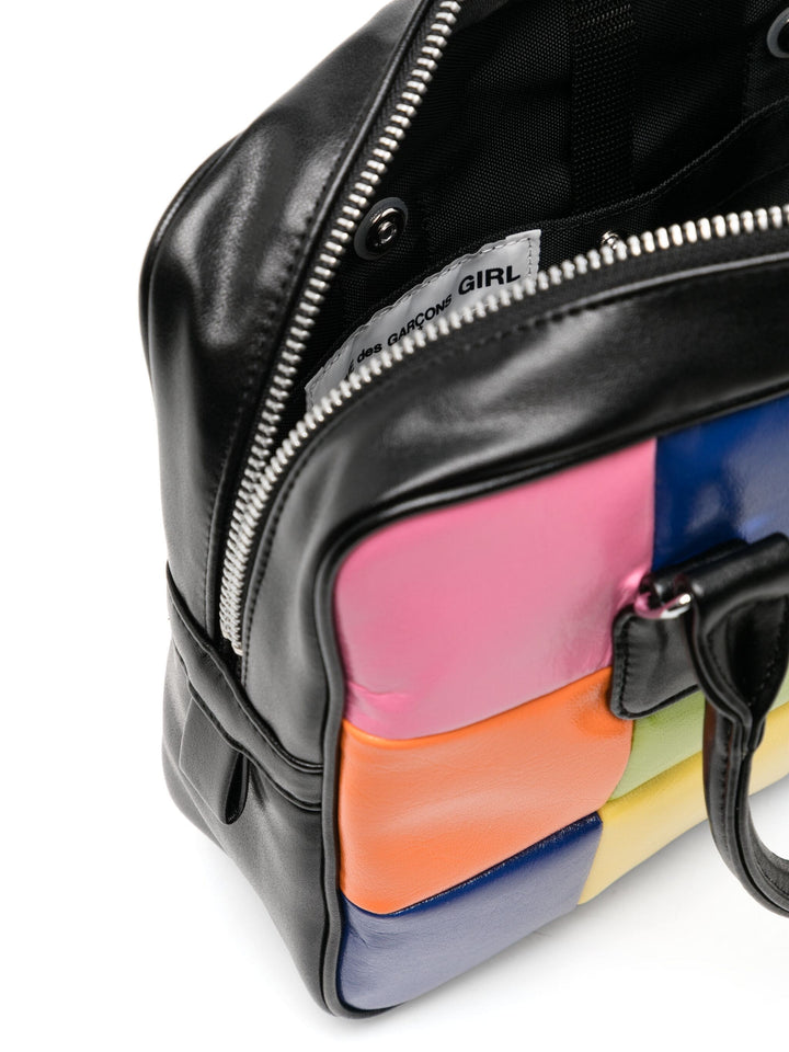 Synthetic Leather Patchwork Bag