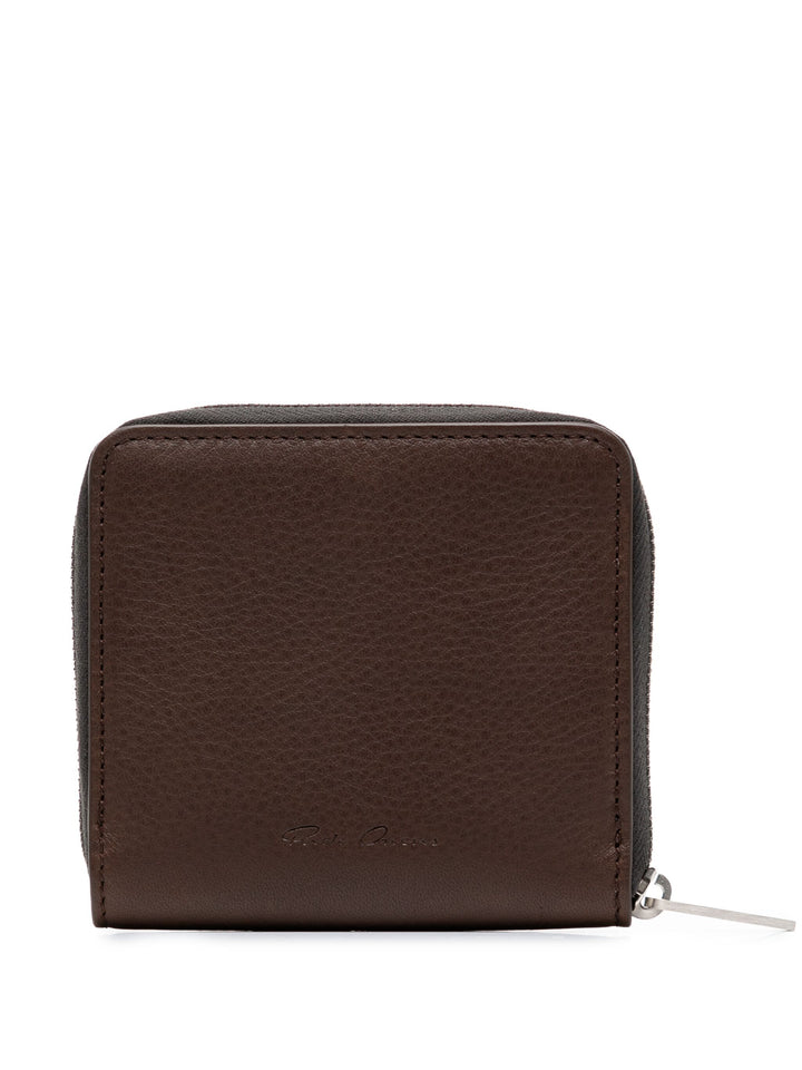 Zipped Wallet Soft Grain Cow Leather