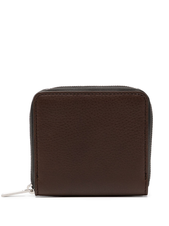 Zipped Wallet Soft Grain Cow Leather