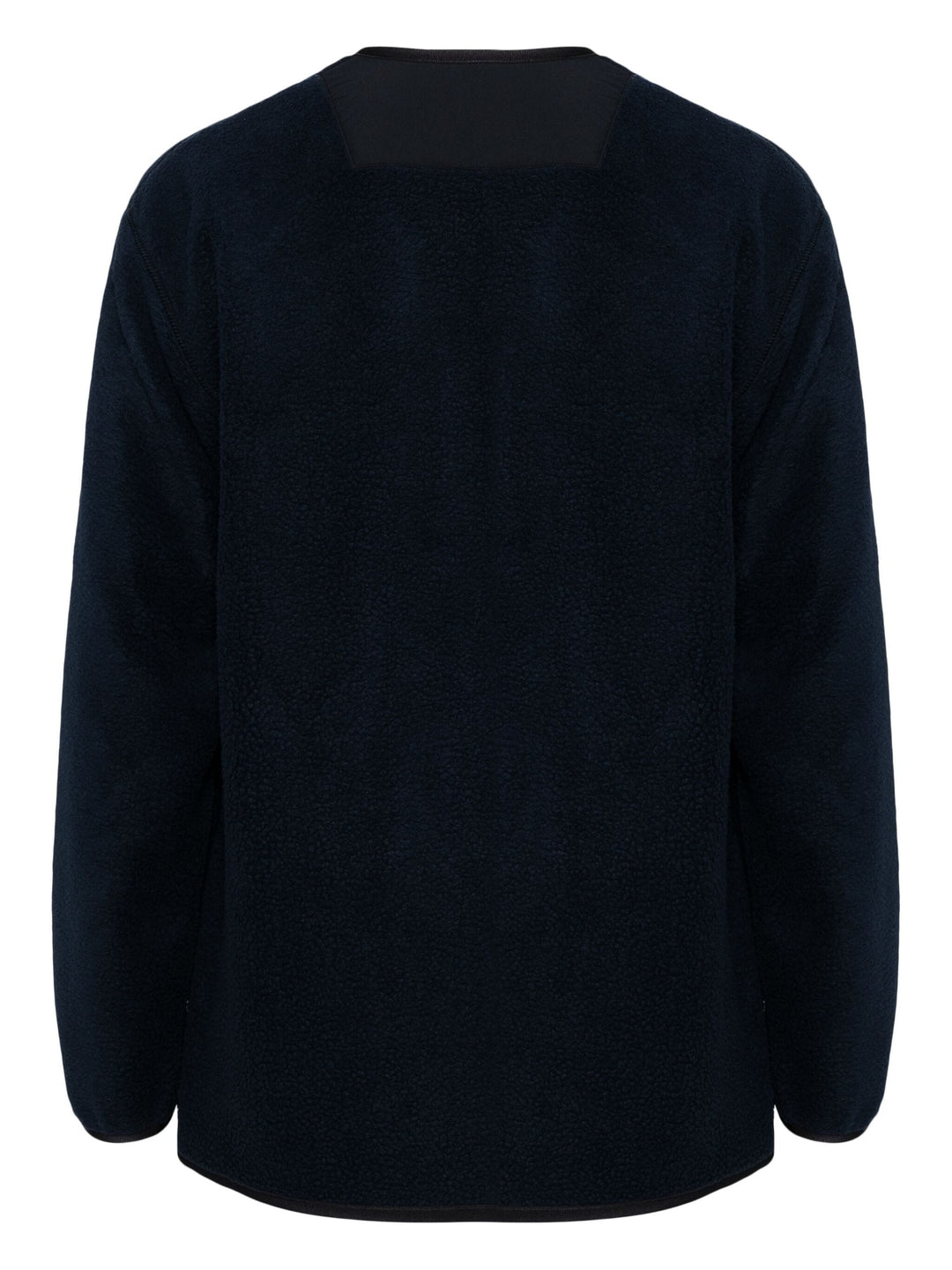 Polyester Boa X Polyester Taffeta Military Liner Cardigan