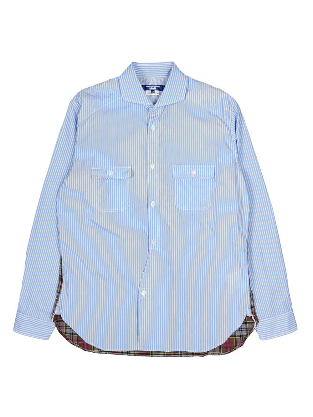 Cotton Stripe X Cotton Flannel Shirt