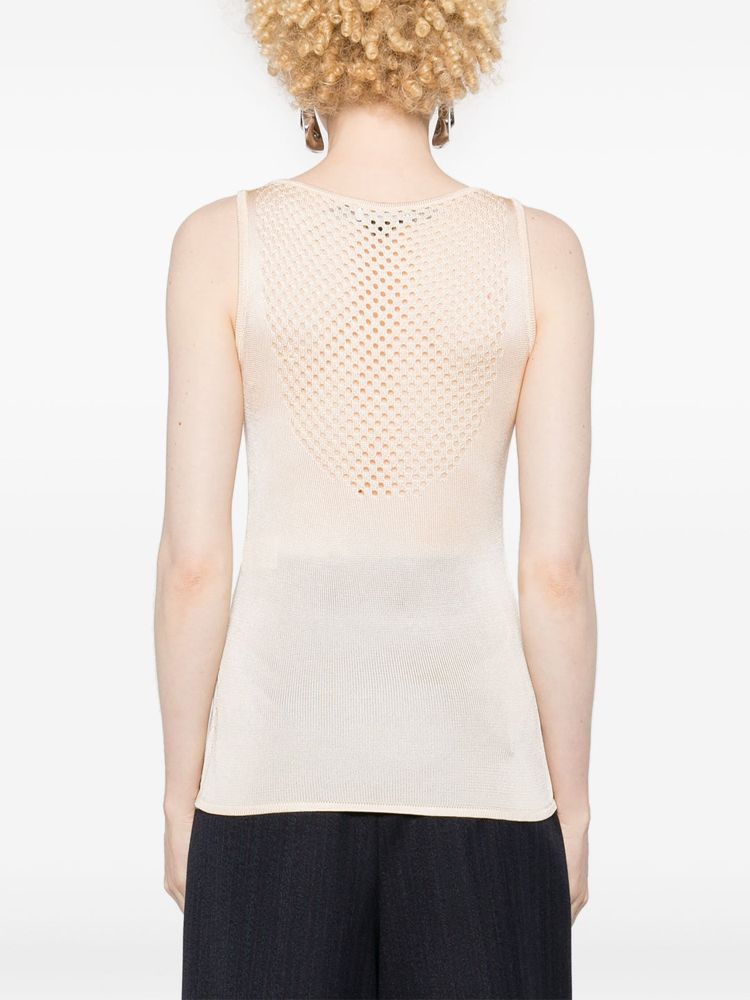 Bead-Embellished Knit Top