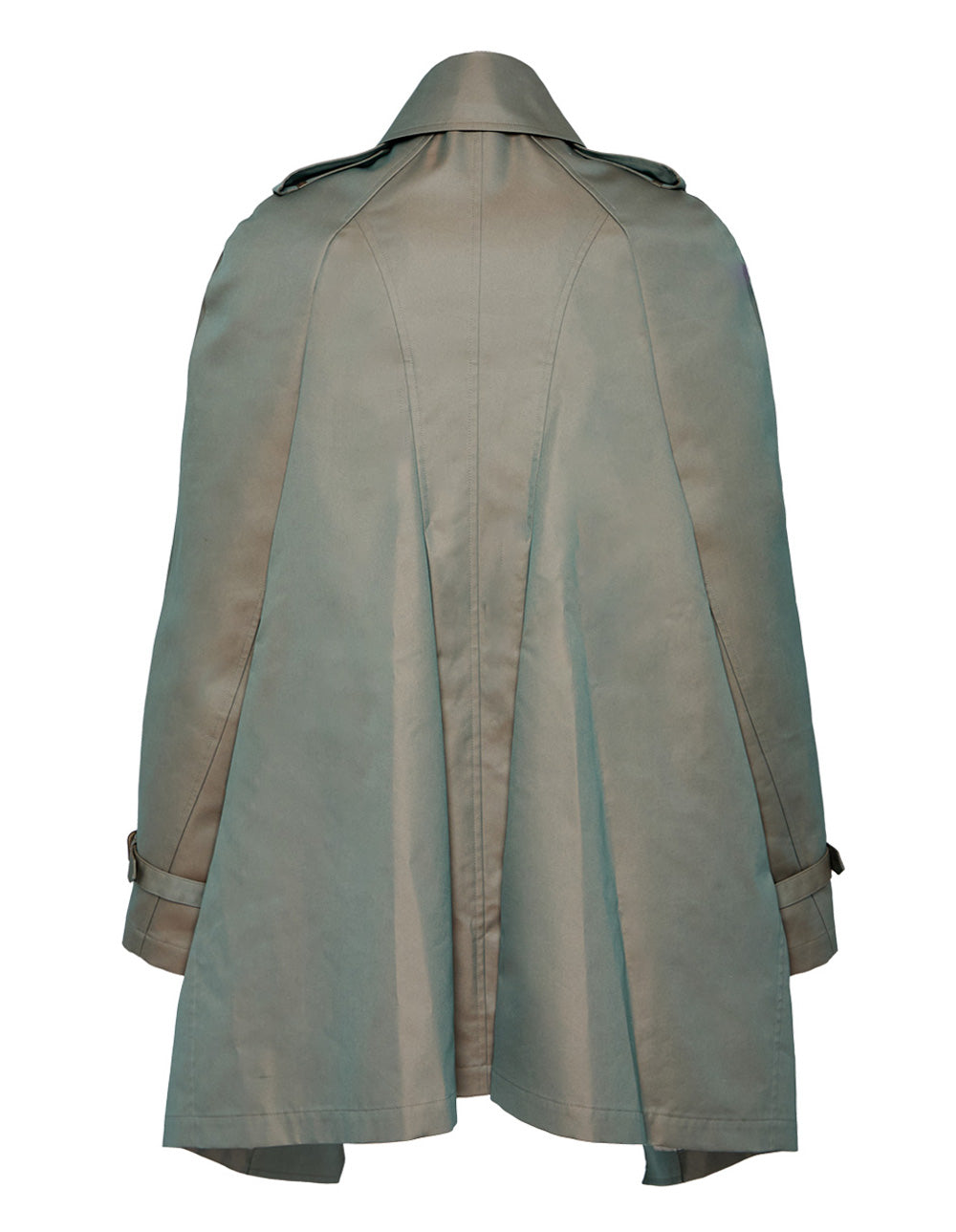 Cotton Polyester Chambray Cape