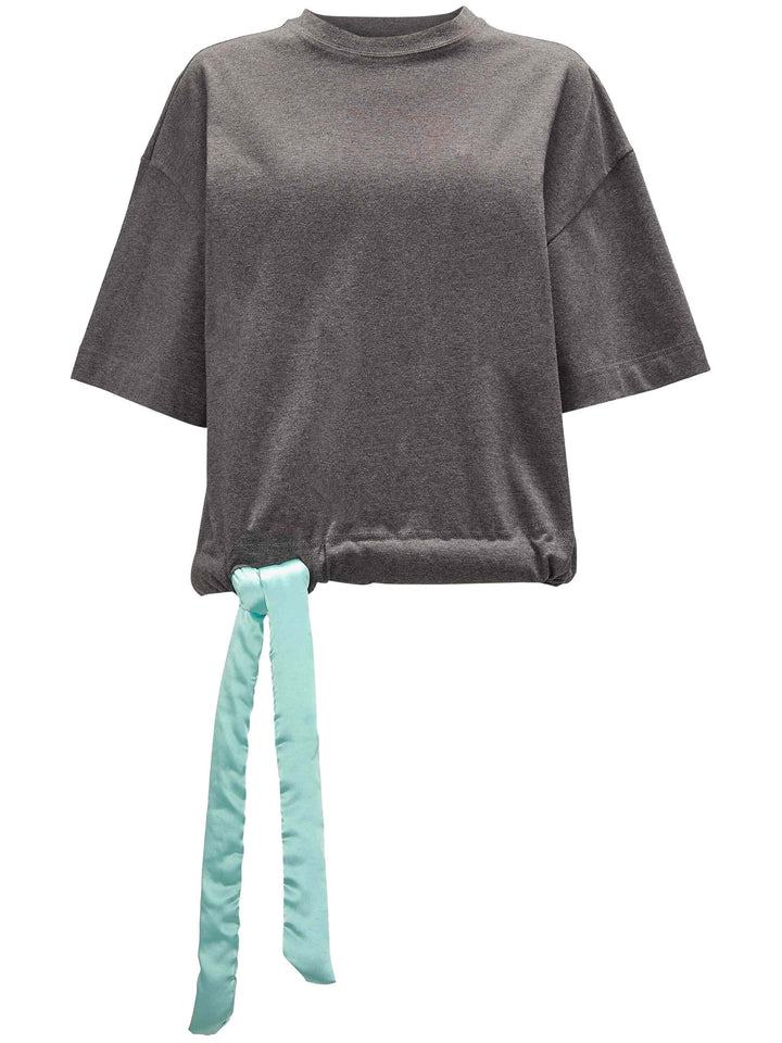 Satin Tie T-Shirt