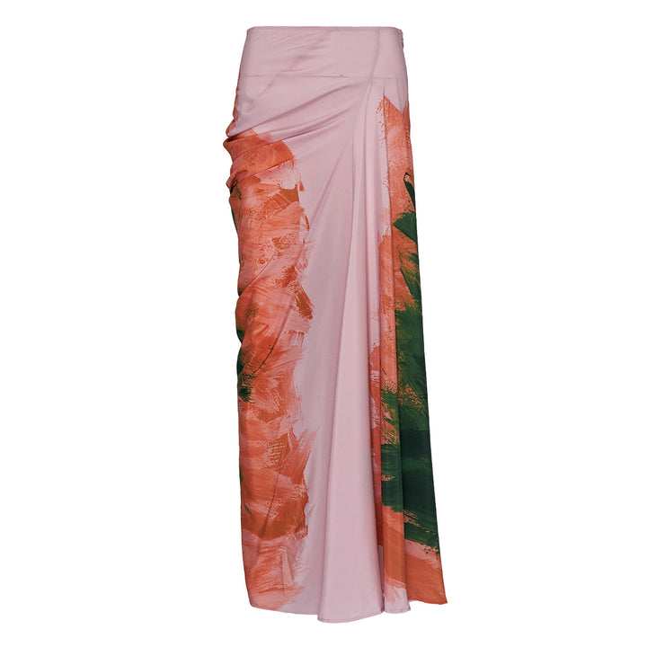 Brushstrokes Long Skirt