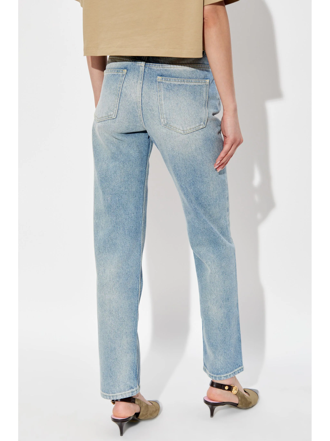 Straight Denim Pants