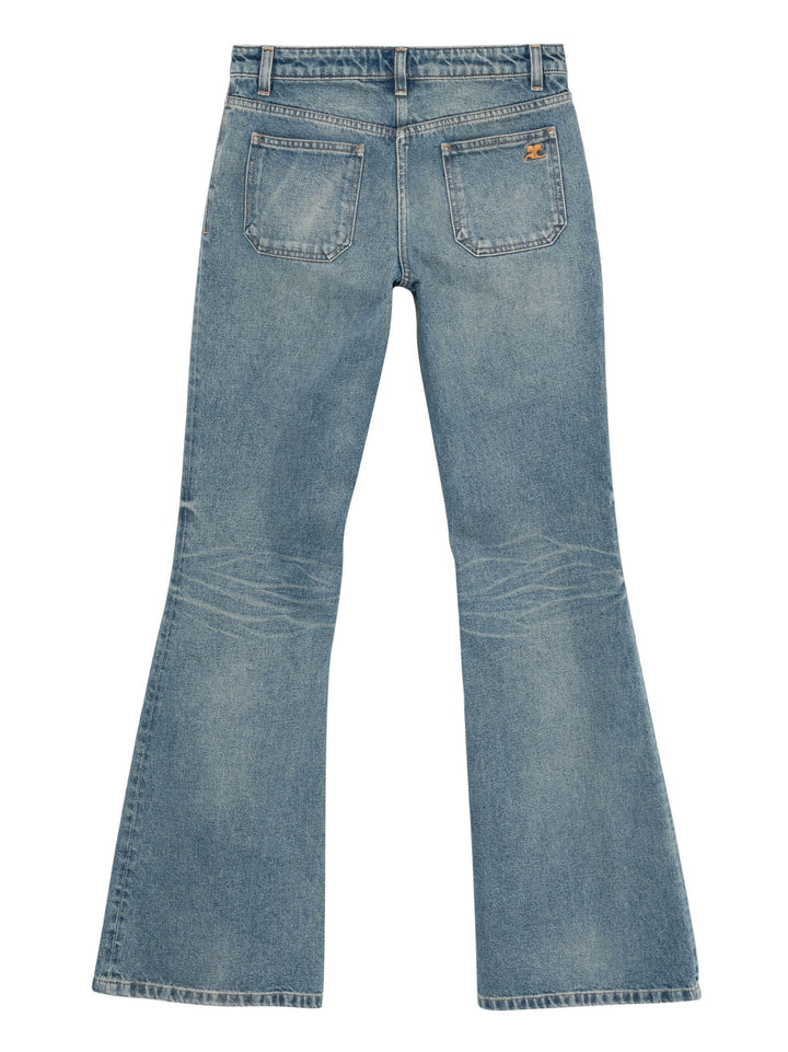 2-Pocket Denim Bootcut Pants