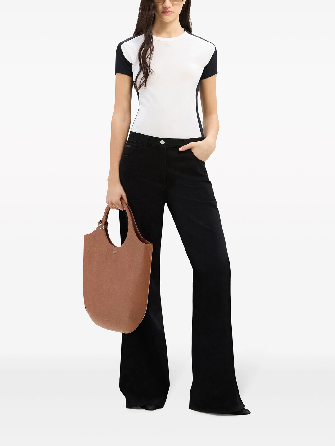 Contrast Frame T-Shirt