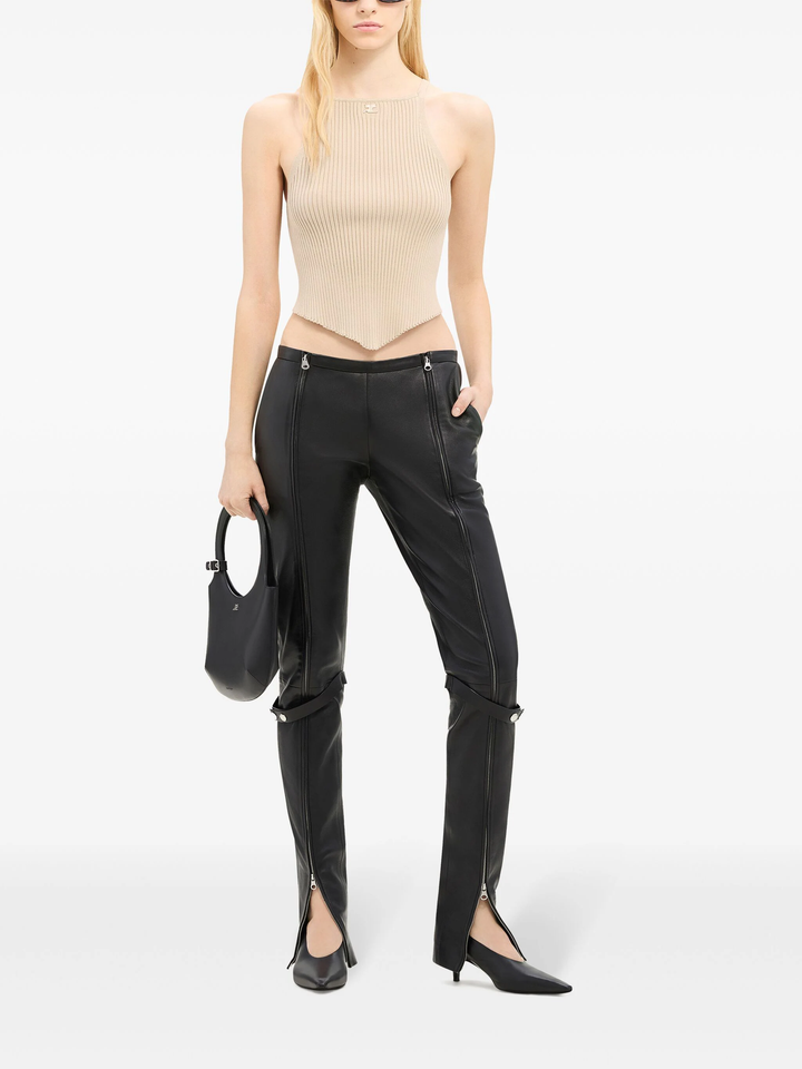 Signature Pointy Rib Knit Tank Top