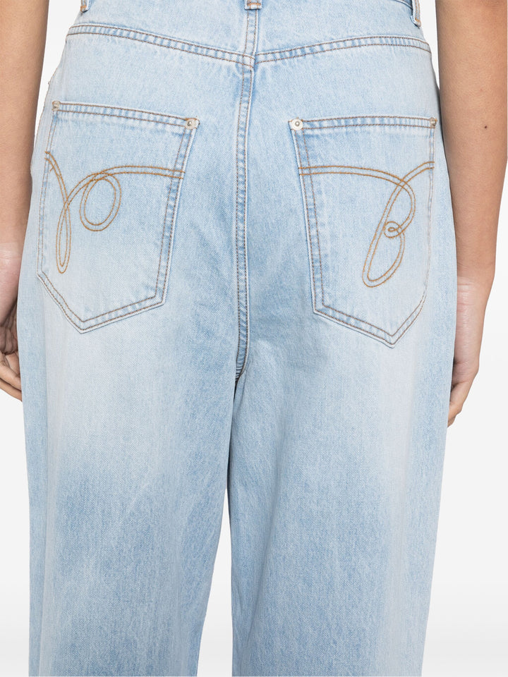 Light Blue Zero Straight Jeans